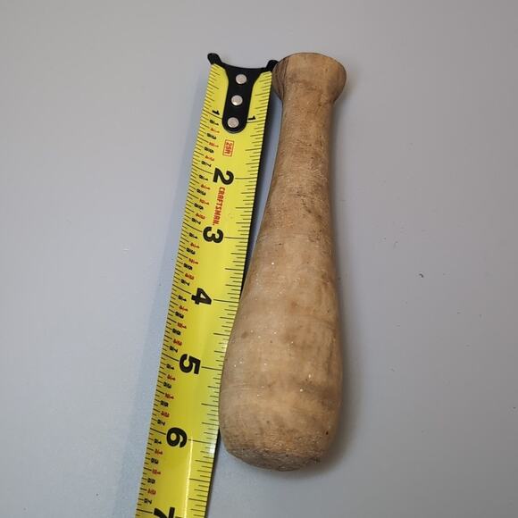 Vtg Wooden Mortar Pestle Herb Spice Grinder Kitchen Tool Rustic Decor - Picture 7 of 7